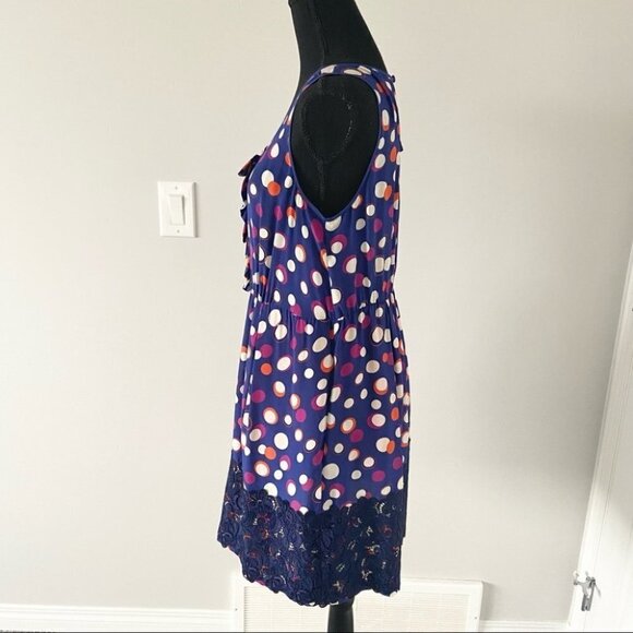 Anthropologie Moulinette Soeurs Silk Sleeveless Lace Dress - Picture 2 of 16